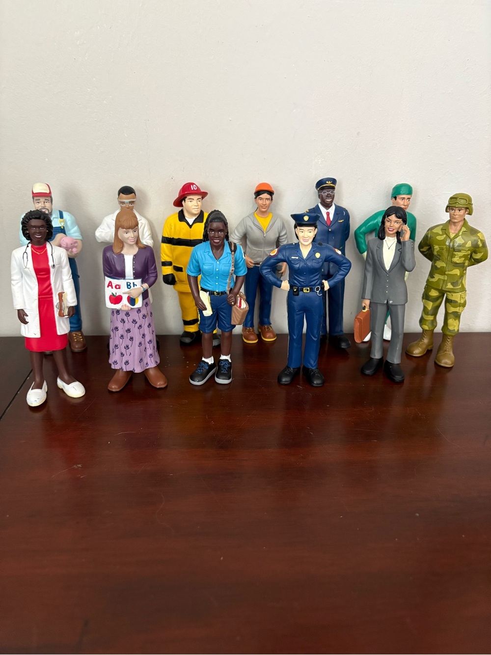 Lakeshore Learning Community Block Play People Lot Of 12  Various Careers